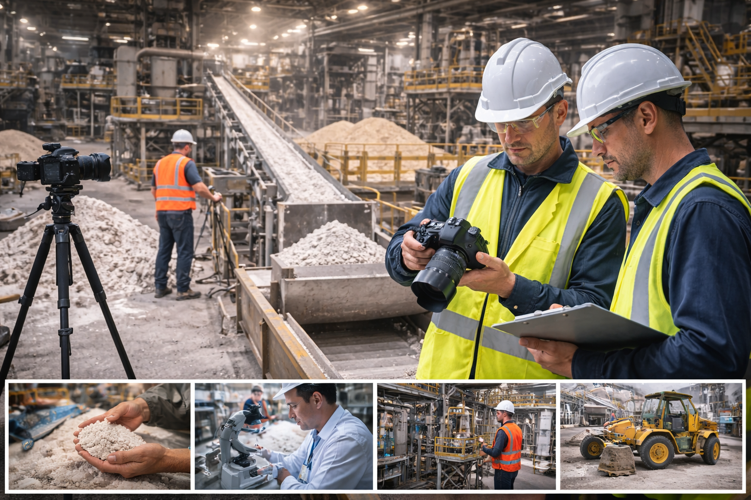 Bastidores da produção mineral