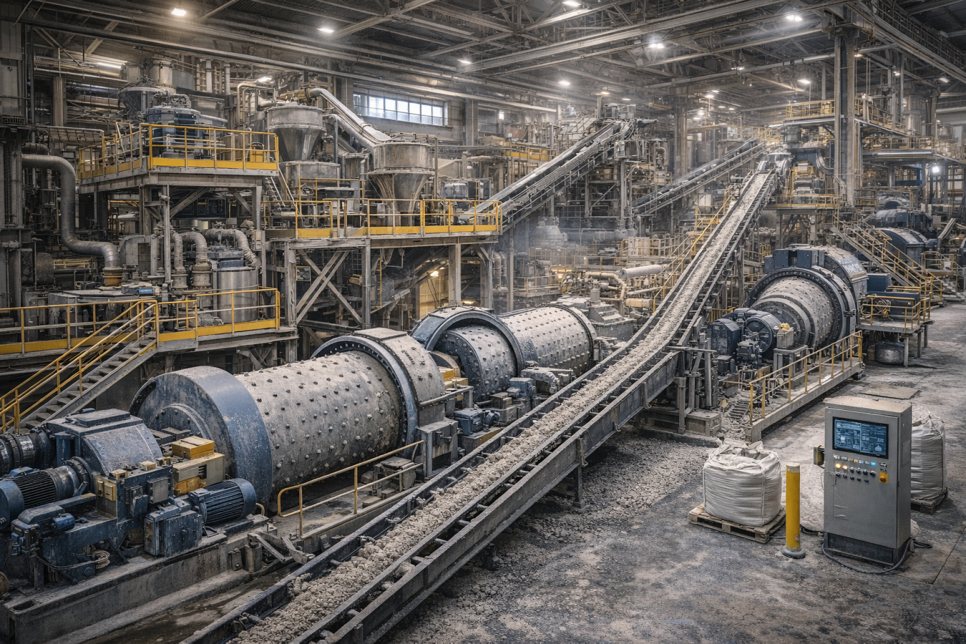 Estrutura e tecnologia em operação